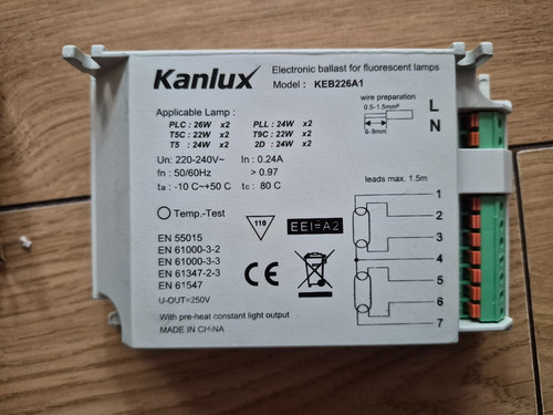 Kanlux keb226a1 elektronisches - kanlux,