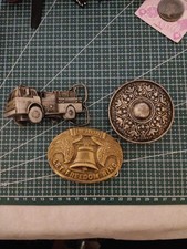 Schnallen USA Backels Handmade  Handgemacht Western Motorrad Feuerwehr