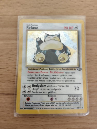 Pokémon karte relaxo - relaxo, 11/64