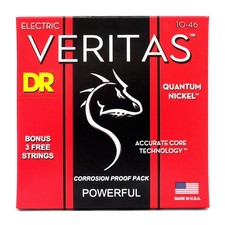 DR VTE-10 Veritas Electric Guitar Strings 10-46 Medium - E-Gitarrensaiten