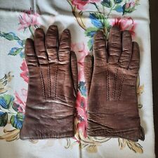 Schöne Vintage Autofahrer Handschuhe Damen Größe 7