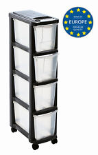 Schubladen Rollcontainer Rollwagen Schubladenschrank Badwagen PLS 6261 schmal