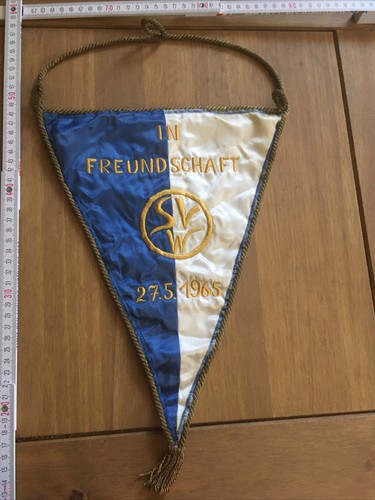Gestickter fußballwimpel svw - fußballwimpel,