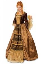 Barockkleid m Reifrock Barock Kostüm Kleid Lady Anne Rokoko Maskenball Fasching