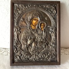 Alte ikone madonna mit jesus - ikone,
