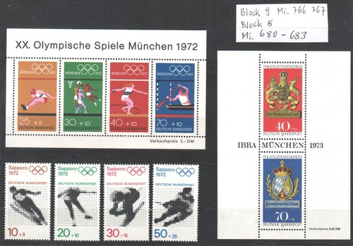 Briefmarken block 9 - 8,,