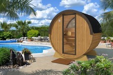 Saunafass Fasssauna Saunahaus