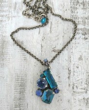 Konplott Kette "To Katherinewithlove 2" Blau-Silber Boho Chic Edel