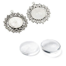 2 Fassungen Anhänger Antik