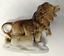 Porzellan Figur - Löwe mit