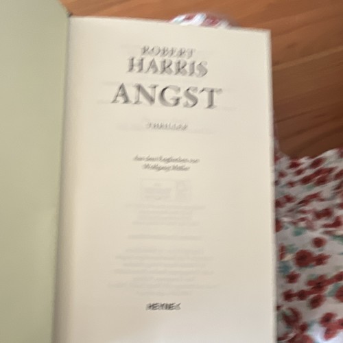 Heyne robert harris angst - heyne,