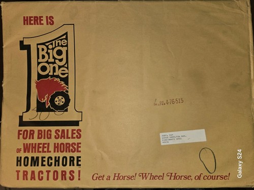 Nos wheel horse the big - wheel,