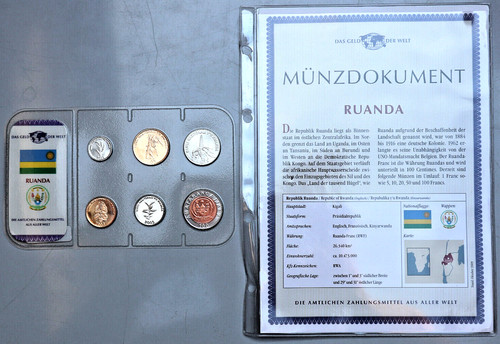 Ruanda kms kursmünzensatz - kms,