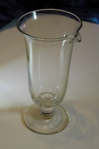 Apothekerglas fußbecher mit - fußbecher,