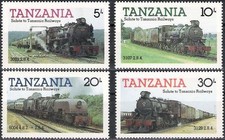 Tansania 268-271 Lokomotive