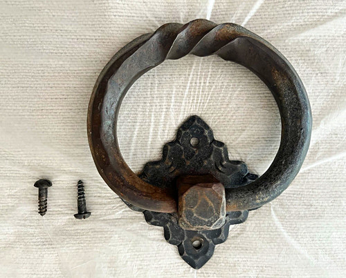 Ring türklopfer aus metall - türklopfer,