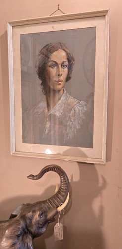 Ein altes pastell - altes, portrait