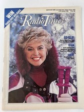 Radio Times Magazine 14–20 January 1989 Gloria Hunniford Ski Cover