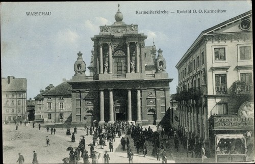 Warszawa warschau polen - ak,