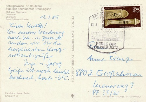 Ddr schirgiswalde mit sst - ddr,, ak