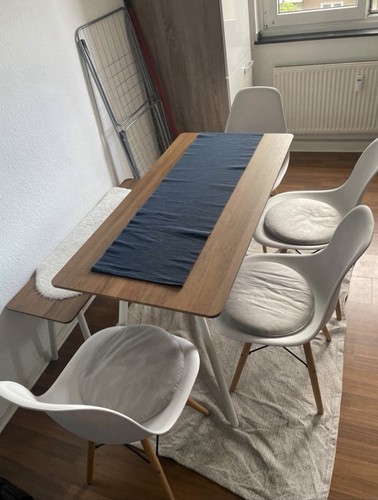 Rechteckiges esstisch set - rechteckiges, esstisch-set