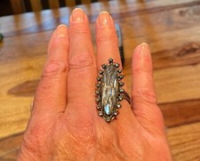 konplott schmuckset Brisur Mad Max selten, kette, ohrringe , ring, silber/bronze