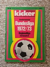 Kicker Sonderheft Bundesliga 1972/73 Fußball 72/73