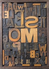 Antik Vintage Buchdruck