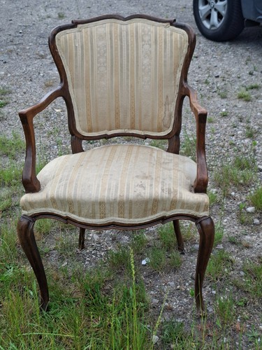Einzelstück antiker sessel - ,