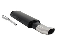 NOVUS Sportauspuff Endschalldämpfer 135x75mm D-T-M passend für VW Passat 35i