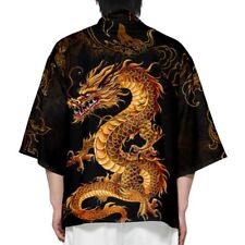 Herren Drachen Aufdruck Kimono