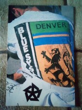 Blue System Postkarte / Jeans Denim selten ca. 1985 Werbung sammeln Denver