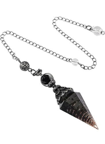 Schwarzes pendel mit kette - mit, &