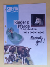 SUEVIA  Rinder & Pferde  Tränkebecken  Prospekt  rierisch gut