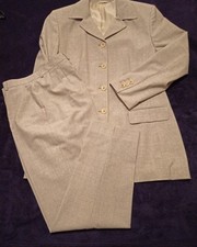 Damen Hosenanzug, Markenware, Gr. 40, Beige meliert, wie Neu