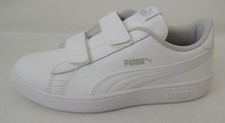 NEU Puma Smash V2 L V PS Größe 34,5 Schuhe Sneaker 365173-02 Klettschuhe weiß