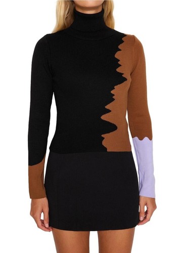 Damen dolcevita color - damen, block