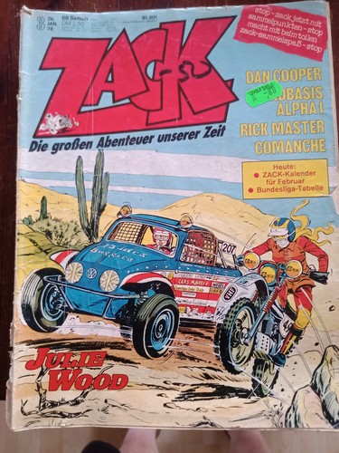 Zack 1978 hefte koralle - zack,