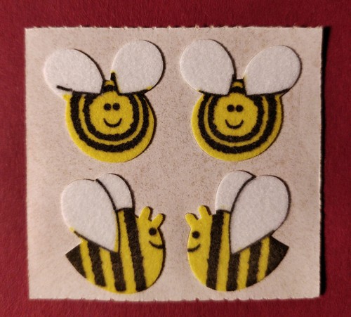 Fuzzy stoffsticker bienen - stoffsticker,