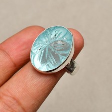 Geschnitzter Aquamarin