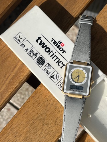 Tissot two timer mit original - two-timer,