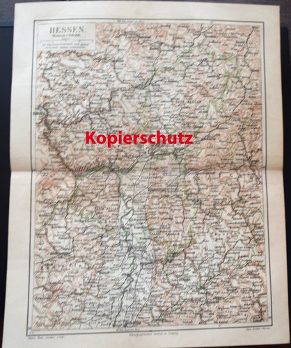 Landkarte hessen - landkarte,