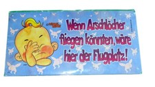 WINDEL WINNI Fun-Schild Metall