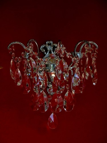 Jugendstil kristall wandlampe - jugendstil,