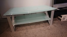 TV Rack Glas 2-etagig Sicherheitsglas