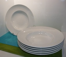 Rosenthal Classic  6 Pastateller  Porzellan weiß 30 cm neuwertig