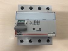 FI-Schutzschalter legrand 09171 40A, 500mA, vierpolig, gebraucht