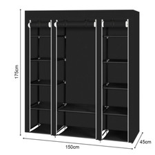 12 fächer Kleiderschrank