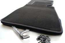 Fußmatten BMW 5er E34 M5 Original Premium Qualität Automatten Velours Nubukleder