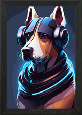 Cyberdog Gerahmtes Wandbild